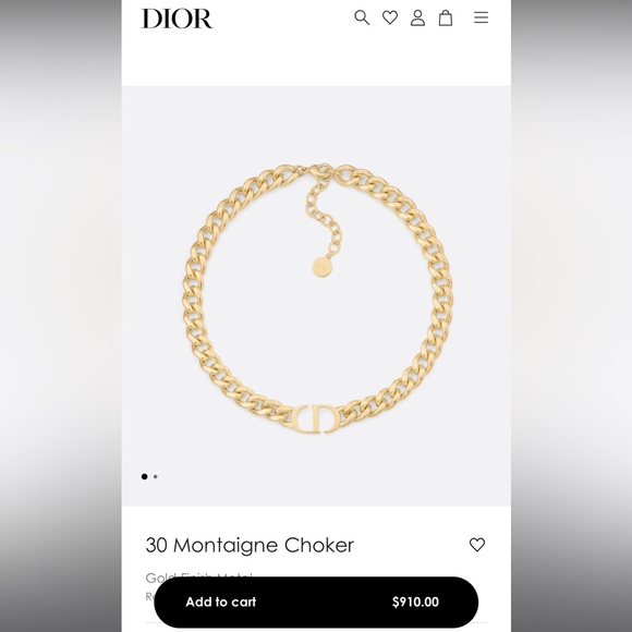 Authentic Dior 30 Montaigne Necklace - Picture 1 of 2